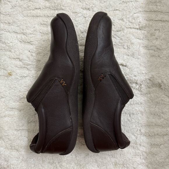 Kuru Kivi Brown Leather Slip On Loafers Casual Comfort Arch Support Brown Sz 9.5 - Picture 8 of 9